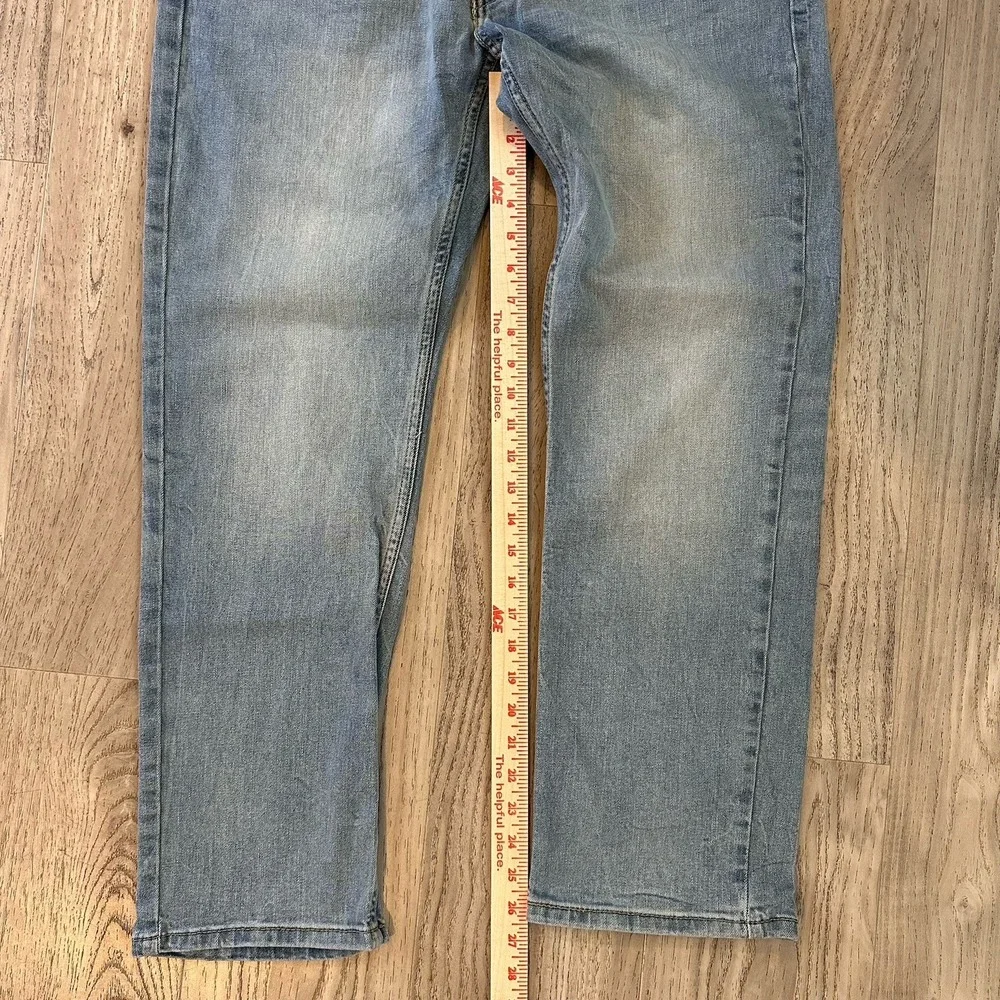 Levis 514 Mens Jeans 36X30 Blue Straight Cotton‎ Medium Wash Denim Inseam 26